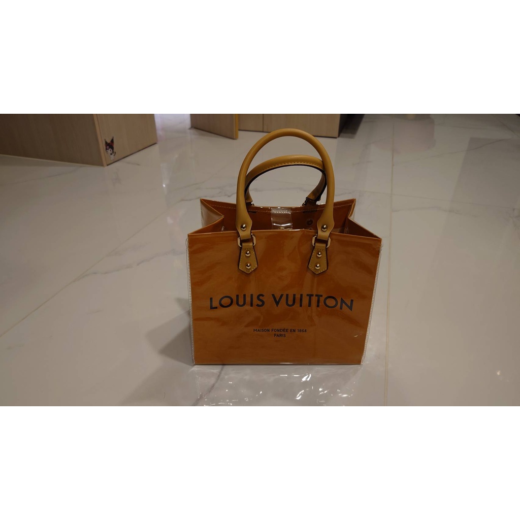 【手工全新】路易威登 Louis Vuitton 防水 紙袋包 紙袋改造包 手工設計 購物袋