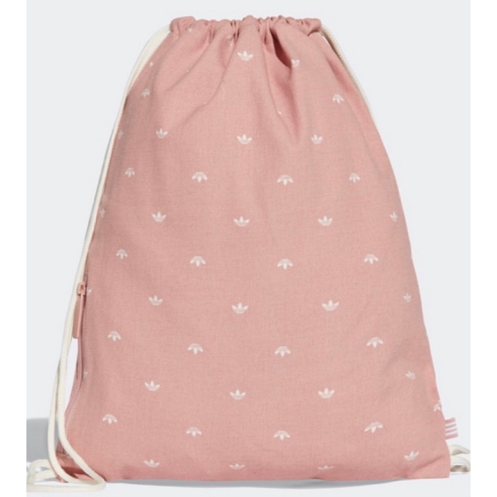 全新正品現貨Adidas original 粉色束口袋 後背包 運動雙肩包 只有一個