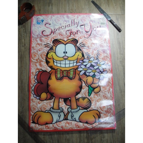 早期懷舊收藏 海報 加菲貓 Garfield