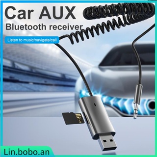 Bluetooth 5.1 Aux Adapter Car Transmitter Receiver USB to 3.