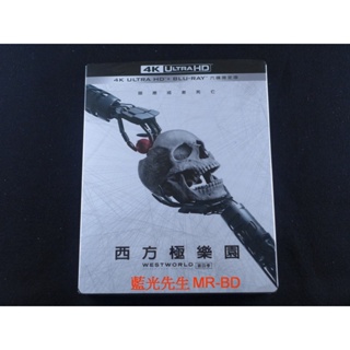 [藍光先生] 西方極樂園：第四季 Westworld ( 得利正版 ) DVD BD UHD+BD 六碟限定版