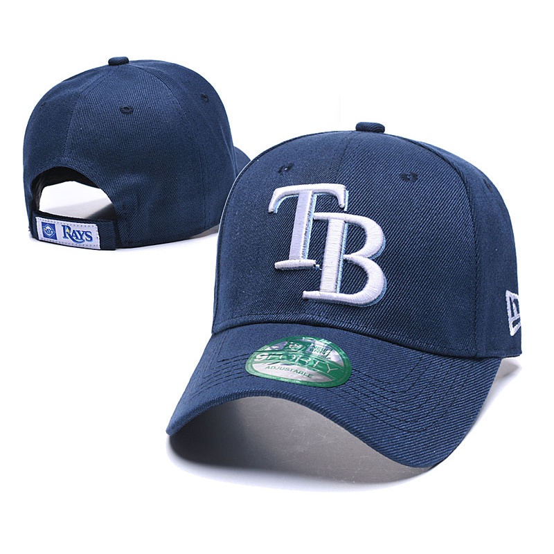 MLB Tampa Bay Rays 坦帕灣光芒 棒球帽 男女通用 可調整彎簷帽 嘻哈帽 運動帽 時尚帽子