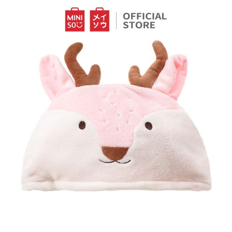 《限kmi下標》Miniso名創優品動物造型毛毯連帽披風柔軟毯可愛東京鹿毛毯