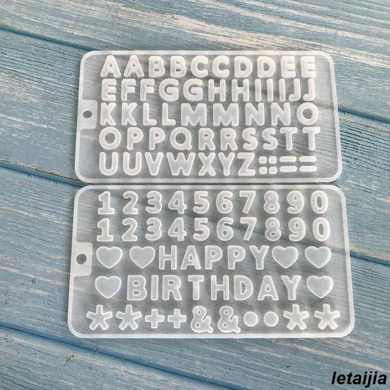 【重磅推出】矽膠巧克力模具26個英文字母數字DIY翻糖蛋糕裝飾耐高溫烘焙用品