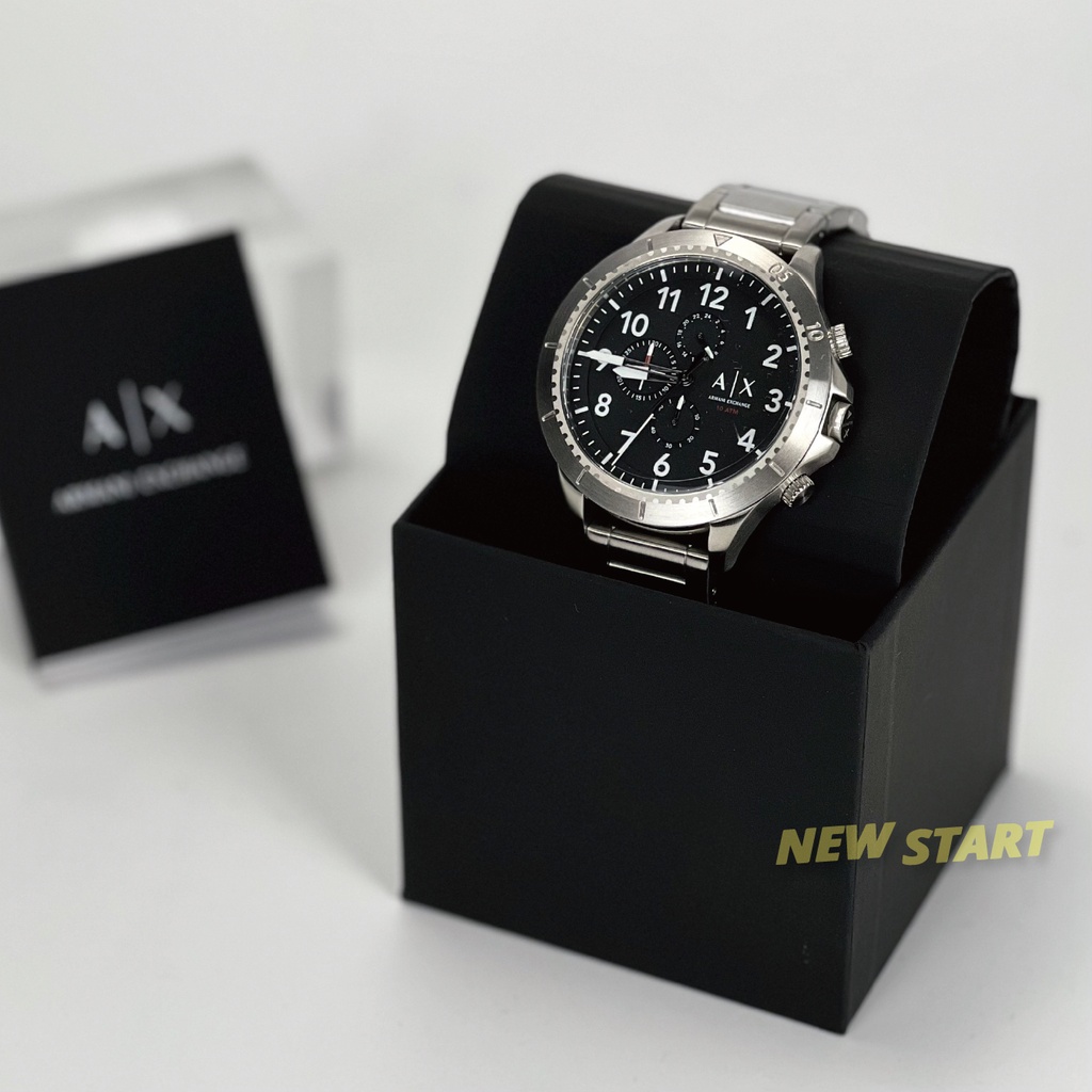【New START精品服飾-員林】Armani Exchange AX AX1750 大錶面 三眼 計時 不鏽鋼 手錶