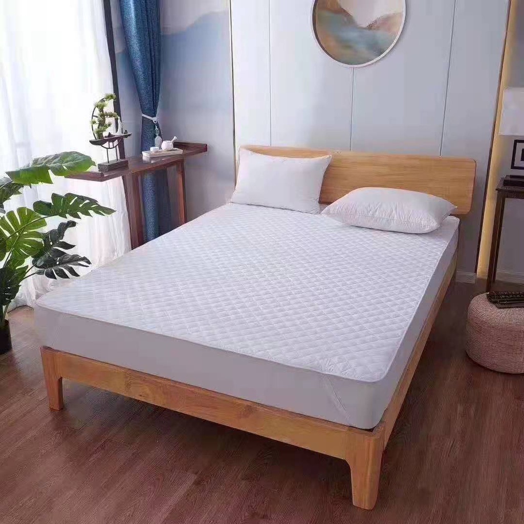 防水保潔墊(床包式)150*200*h38cm(適用於高度38cm以下的床墊)