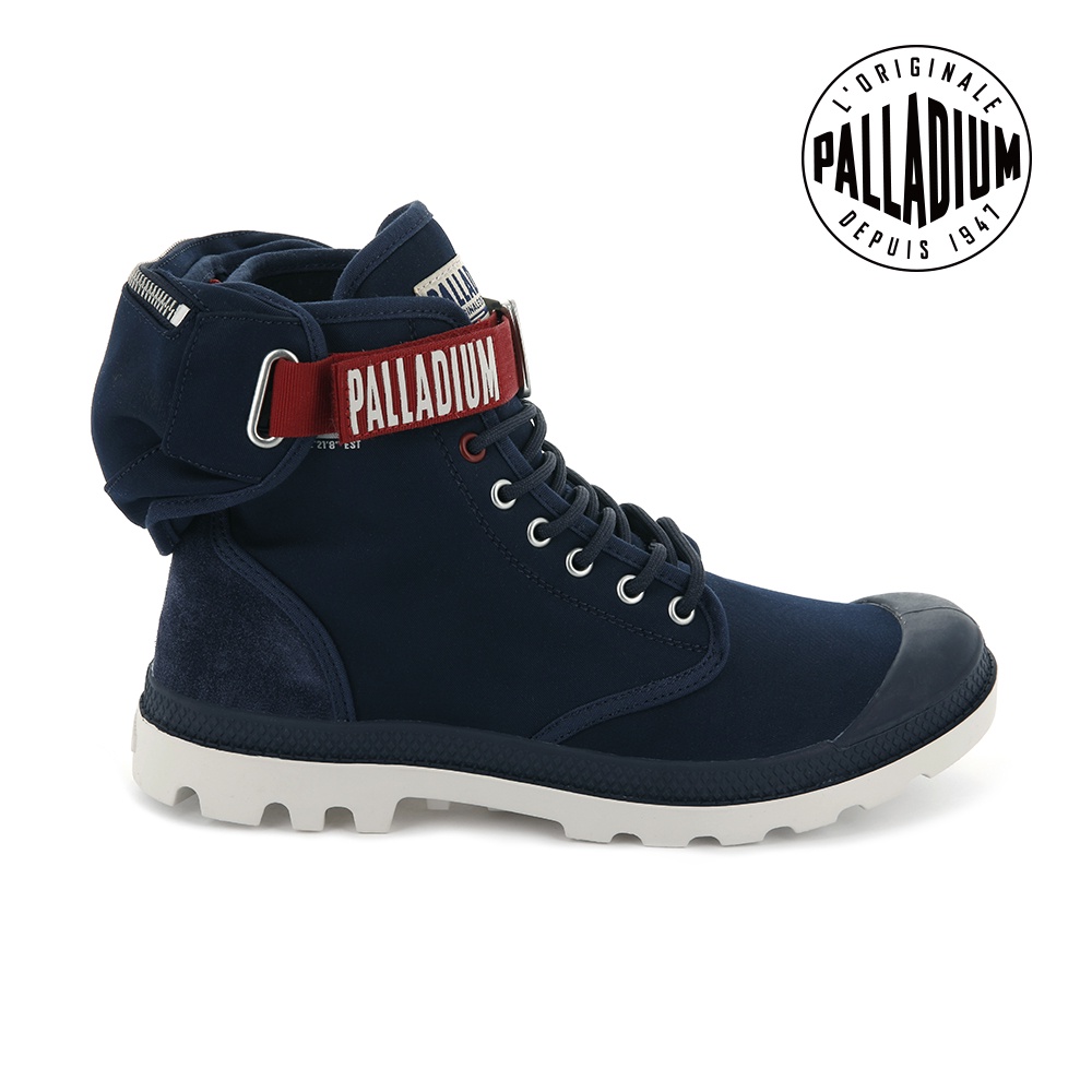 《全新絕版現貨》 Palladium Pampa Solid Ranger 軍靴 海軍藍 女23cm 76014-408