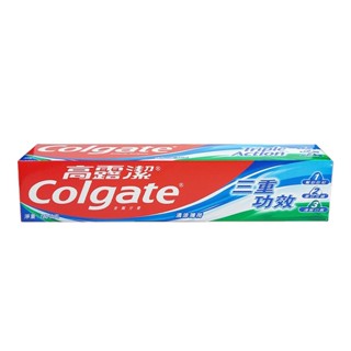 勾選10%蝦幣回饋券+隔日到貨 高露潔三重功效清涼薄荷牙膏110g 高露潔全效長效抗敏感牙膏80g