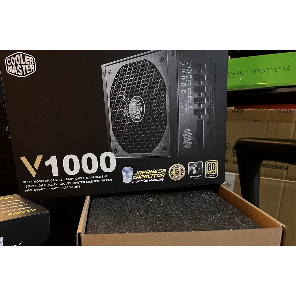 Cooler Master 酷媽 V1000 金牌認證 全模組化 1000W 電源供應器