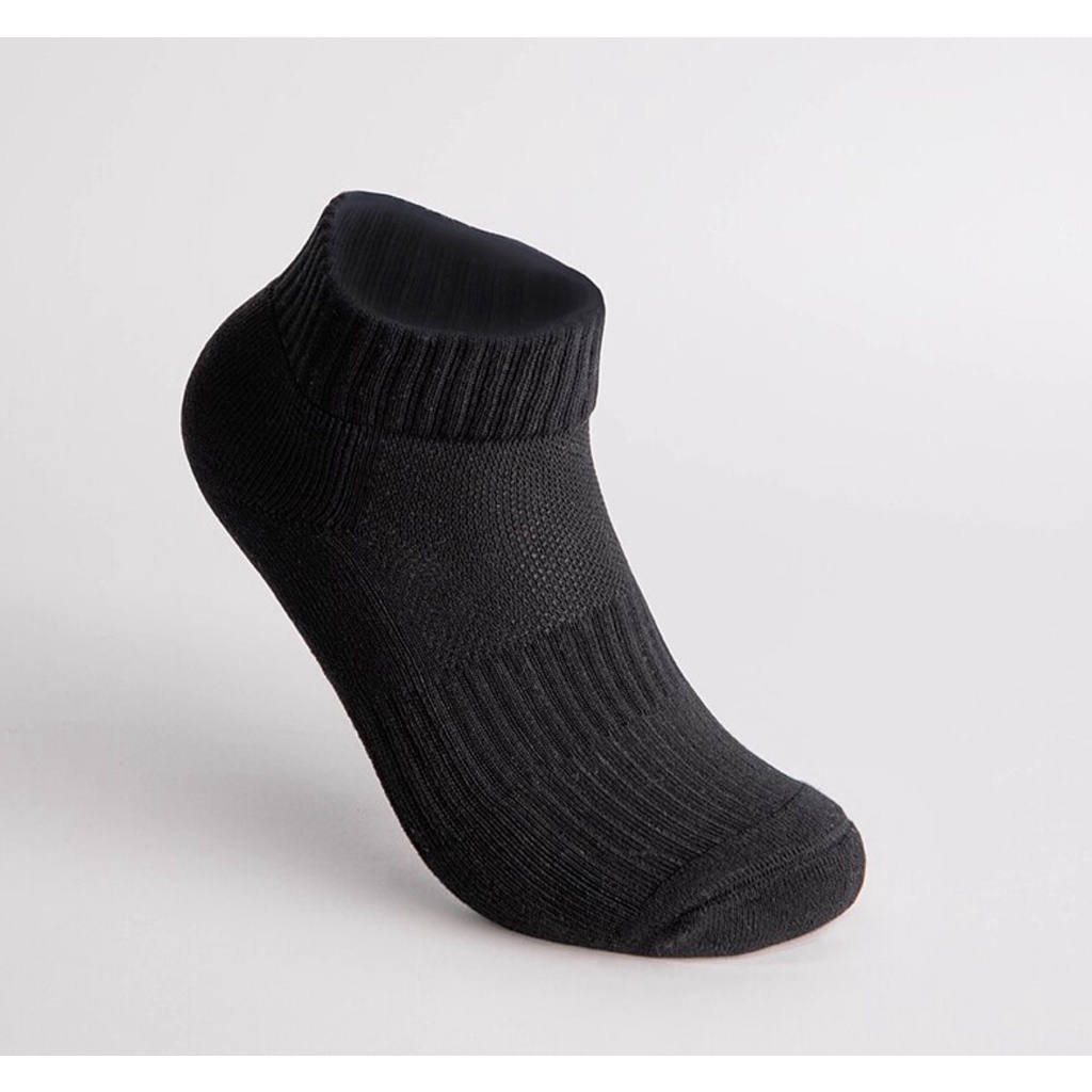 aPure 濕排汗科技運動襪-黑色 M號 23-25公分