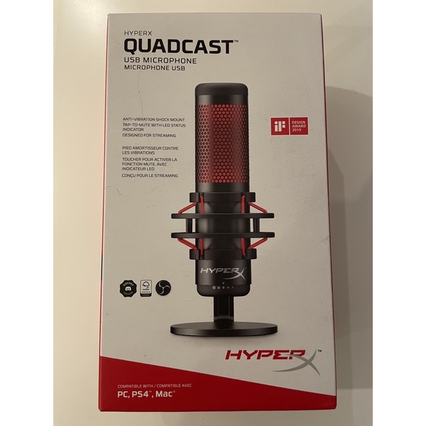 HyperX Quadcast 麥克風 Youtuber 電競