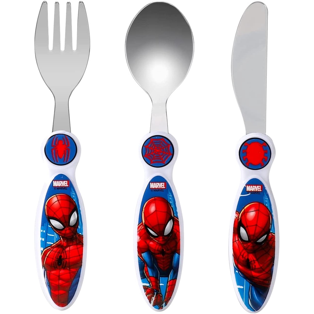 預購👍正版空運👍英國代購 英國 Spiderman 蜘蛛人 兒童餐具 刀叉 湯匙 叉子