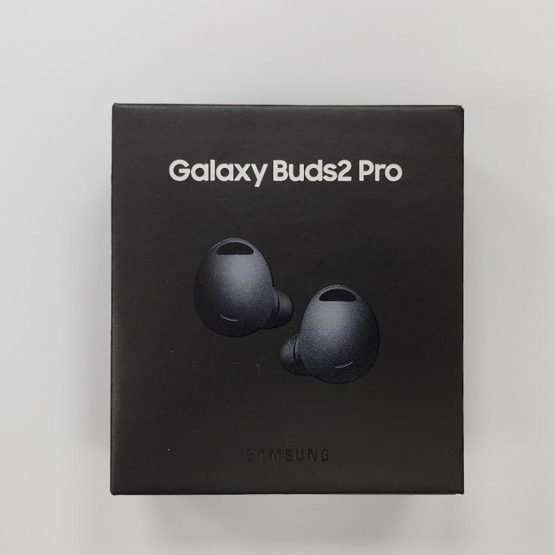 SAMSUNG 三星Galaxy Buds2 Pro 全新原廠正品無線藍牙耳機（幻影黑）加贈原廠透明保護殼