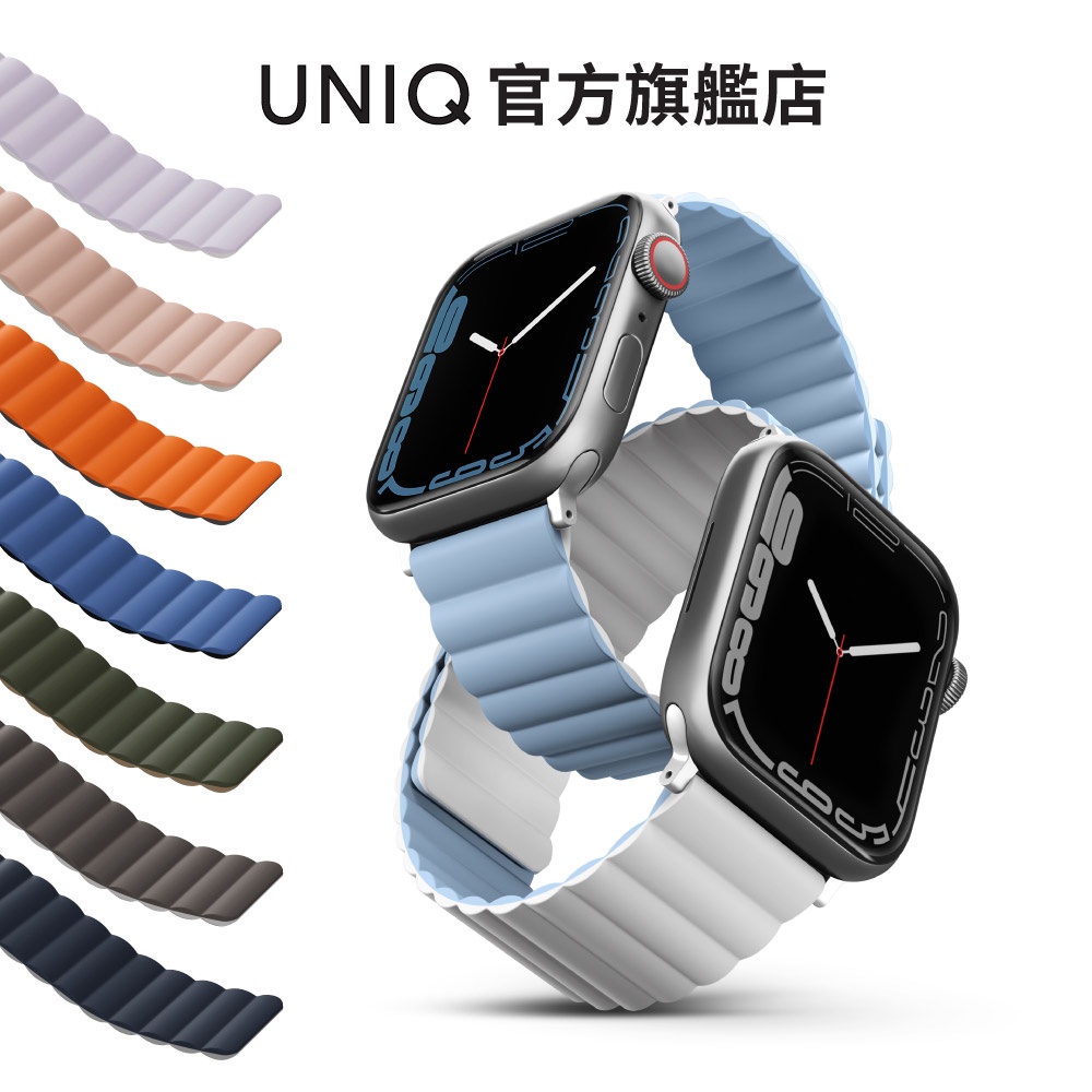 【UNIQ】Apple Watch8/7/6/SE防水磁吸錶帶(Revix)｜49/42/44/45Ultra 官方旗艦