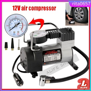 Heavy Duty Portable 12V DC Portable Air Compressor Pump, Ti