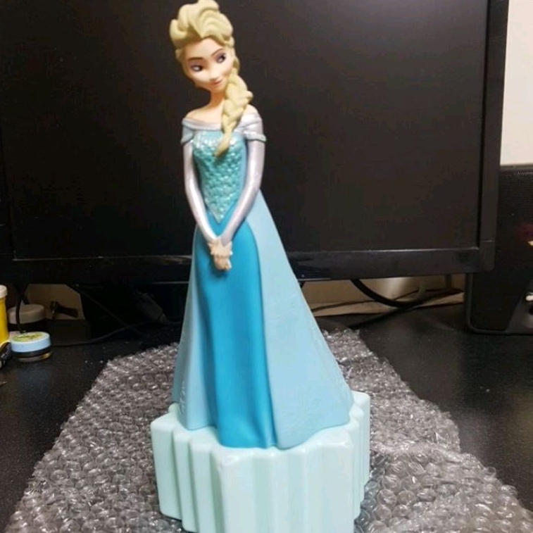 Disney Elsa 冰雪奇緣 艾莎 3D公仔 沐浴泡泡浴 300ml (二手 請看說明)