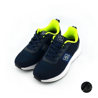 COMBAT艾樂跑女鞋-飛織透氣運動鞋-黑/藍綠(22302)