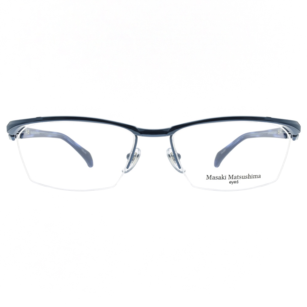 Masaki Matsushima 鈦光學眼鏡 MF1265 C2 科技設計紳士款眉框 眼鏡框 -金橘眼鏡