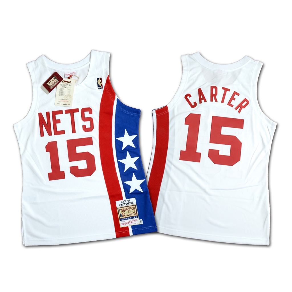 Mitchell &amp; Ness 紐澤西籃網隊 Vince Carter 05-06 復古 球員版球衣