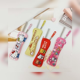 <現貨> 潛水布不鏽鋼餐具組-4款 三麗鷗サンリオ Sanrio正版授權