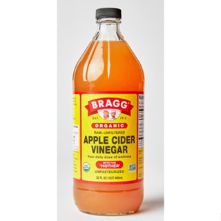 [Bragg] 有機蘋果醋 32oz / 無糖 / 100%美國蘋果 釀造發酵 / 阿婆百年果醋