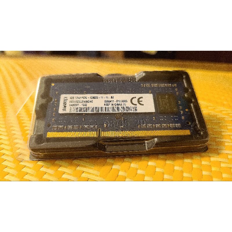 金士頓 Kingston DDR3-1600 4g 筆電記憶體