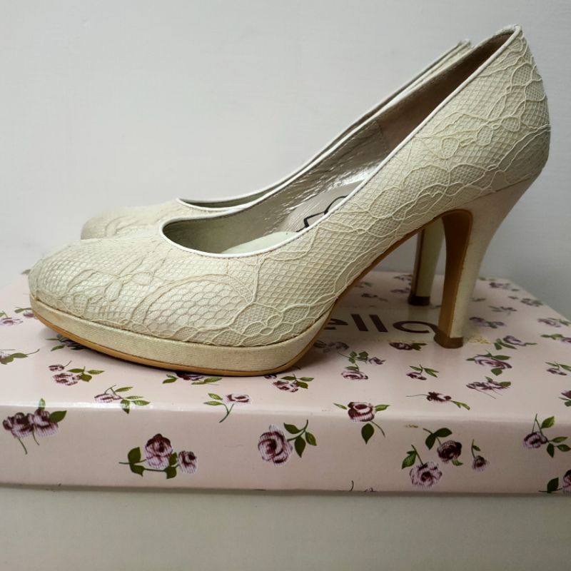 專櫃Itabella婚鞋, 22.5cm, 8cm高跟鞋