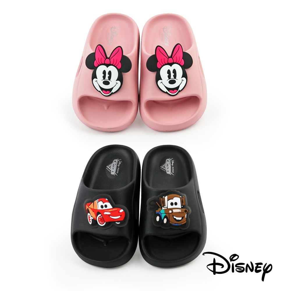 Disney 系列拖鞋 童鞋 15-20cm 迪士尼拖鞋 米妮 閃電麥坤 脫線  輕量防水 兒童拖鞋 DS0016