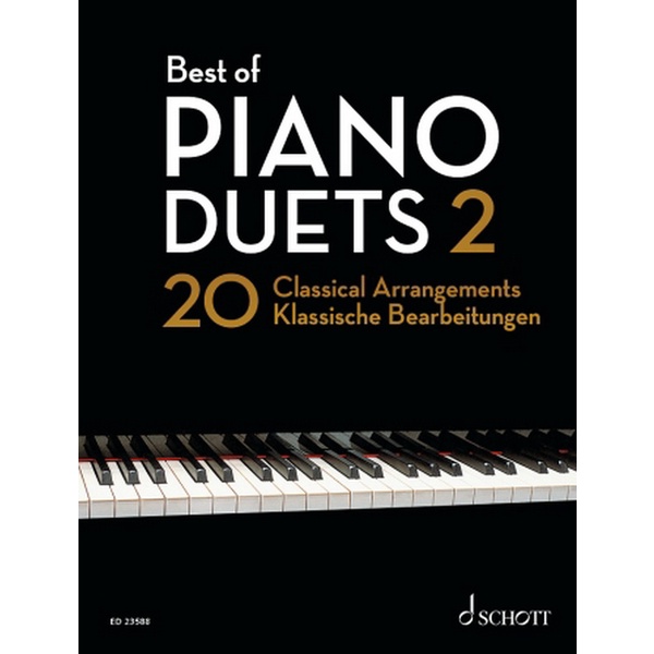 【愛樂城堡】鋼琴譜=23588古典傑作典藏精選鋼琴二重奏譜2(四手聯彈) Best of PIANO DUETS