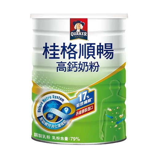 桂格高鈣脫脂奶粉順暢配方1.5Kg公斤 x 1【家樂福】