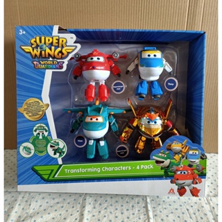 【現貨-全新品】Super Wings 變形機器人 4入組 玩具 機器人 好市多 Costco