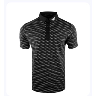 PXG高爾夫服裝男士短袖T恤POLO衫運動休閒時尚夏季透氣排汗速乾