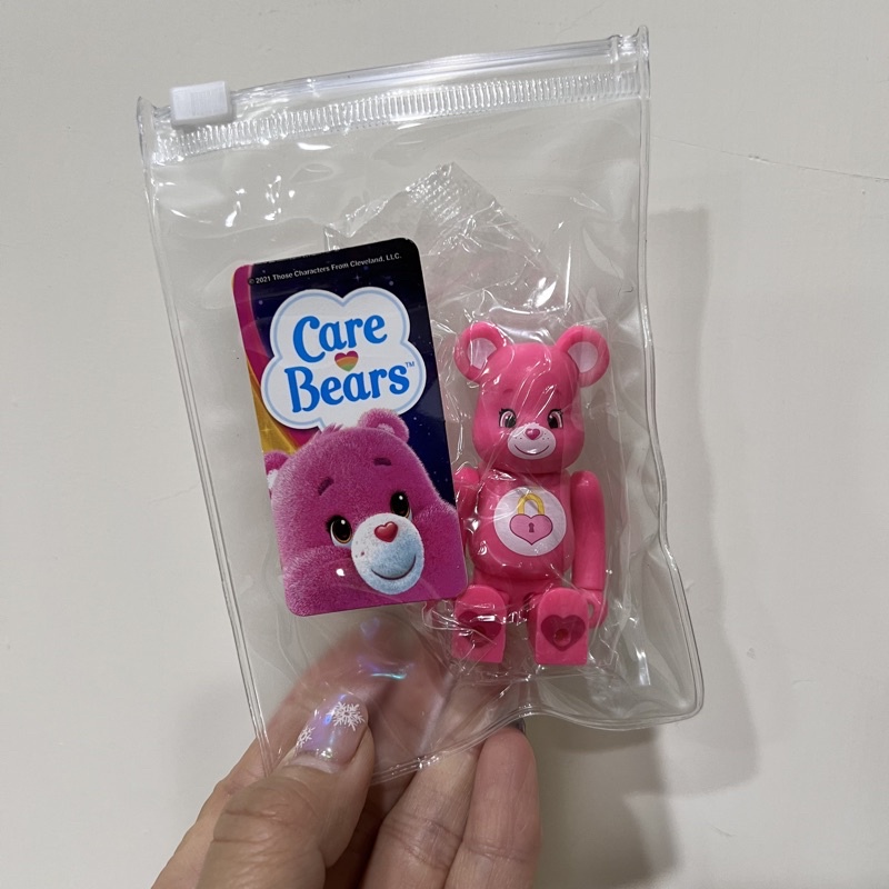 全新現貨BEETLE BE@RBRICK S43 43代隱藏版 CAREBEARS粉色天氣熊 愛心熊庫柏力克熊 100%