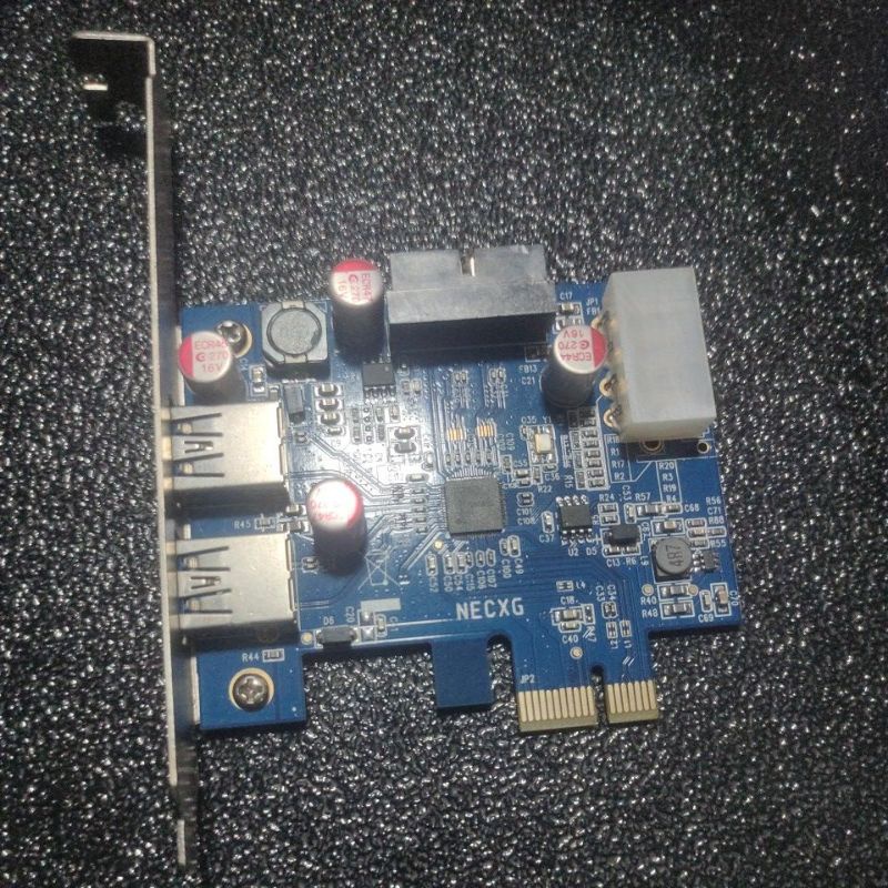 USB 3.0 PCI Express 19PIN 後置 2孔 2口 4Port 擴充卡 PCIE / PCI-E