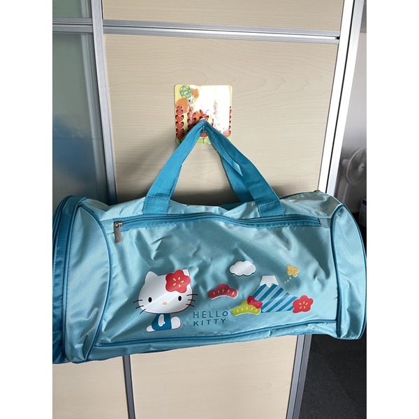 Hello Kitty 悠遊時尚旅行袋 運動用品包 可揹
