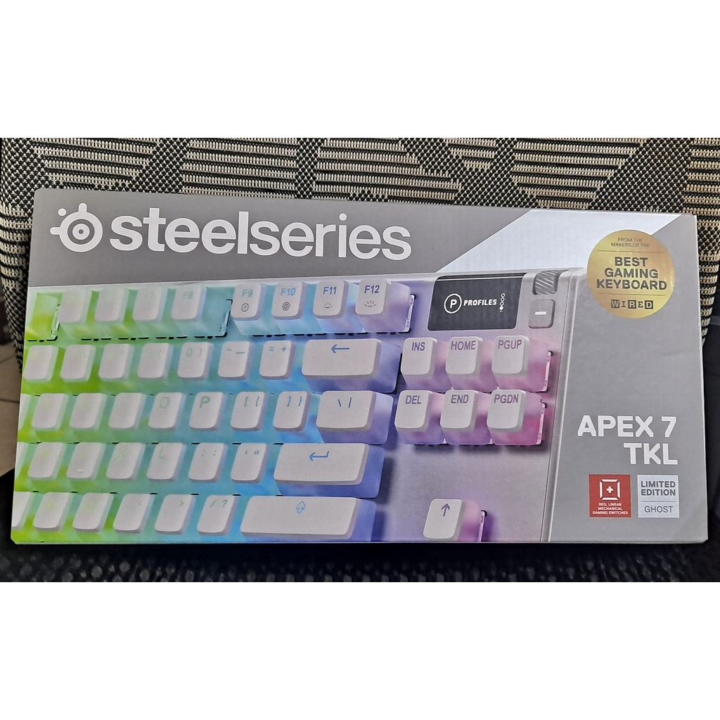 【SteelSeries 賽睿】APEX7 TKL GHOST 英文鍵盤