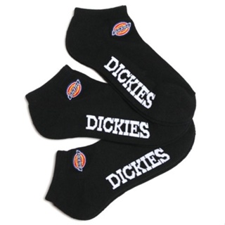 【DICKIES】10494700-80 3PAIR PACK SOCKS 船型襪 (黑色3入) 化學原宿