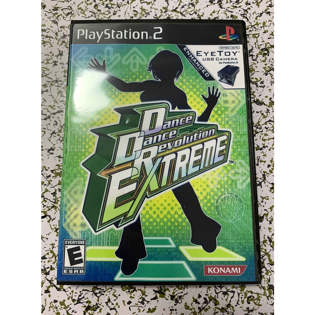 PS2 彩盤有盒 DDR EXTREME 英文版懷舊遊戲光盤改機專用&lt;懷舊尤物電玩&gt;必備