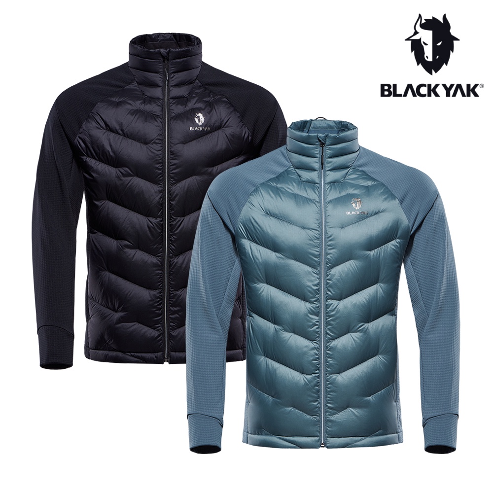 【BLACKYAK】男 SHINING羽絨外套 (藍色/黑色)-秋冬 保暖 鵝絨 羽絨外套 |BYBB2MJ405