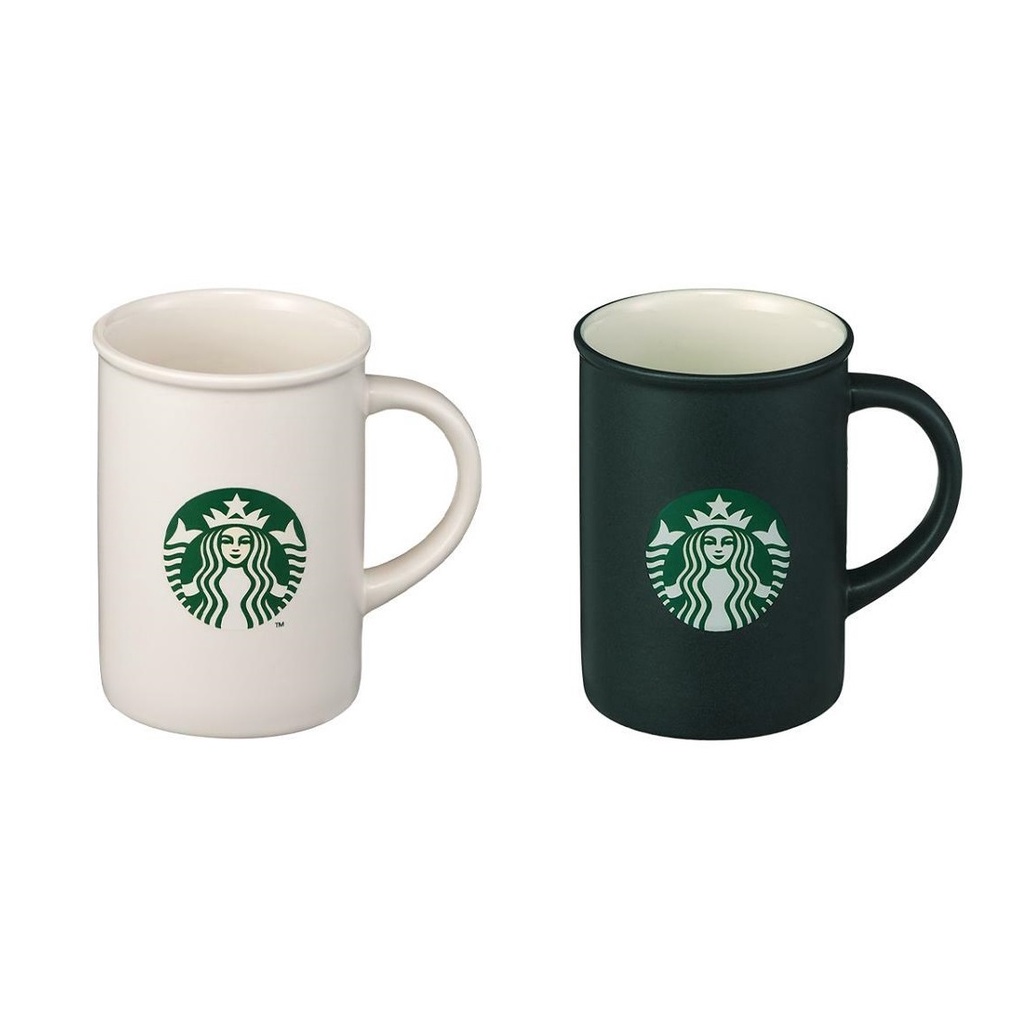 🍀【韓國現貨】2023韓國星巴克Logo 綠色/白色 馬克杯 237ml 陶瓷馬克杯 咖啡杯 茶杯