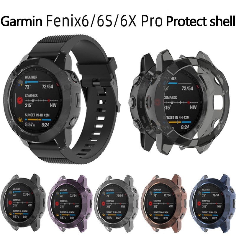 適用於 Garmin Forerunner 手錶外殼 fenix6/6S/6X Pro Cover 保護殼 Fenix