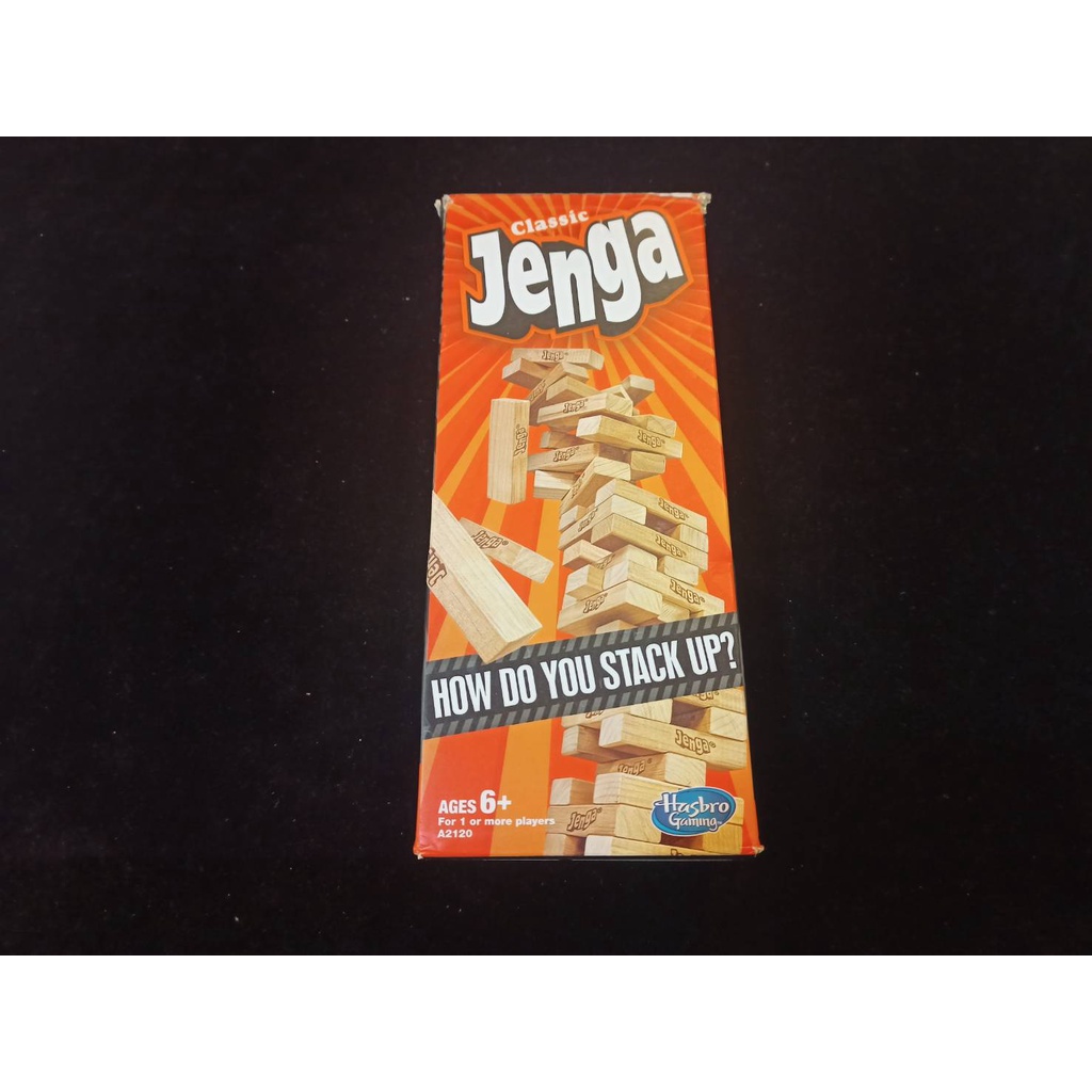 【銅板價】二手桌遊 Jenga 疊疊樂 平衡 兒童玩具 親子