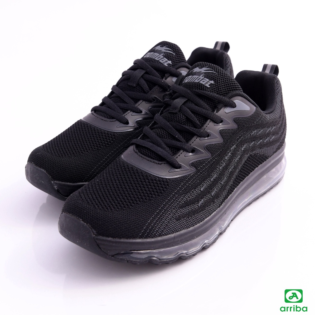 COMBAT 艾樂跑男款 全氣墊系列透氣慢跑鞋  運動鞋 走路鞋~22303黑/深灰