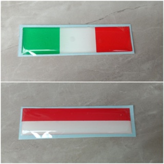 印尼意大利國旗浮雕標誌貼紙