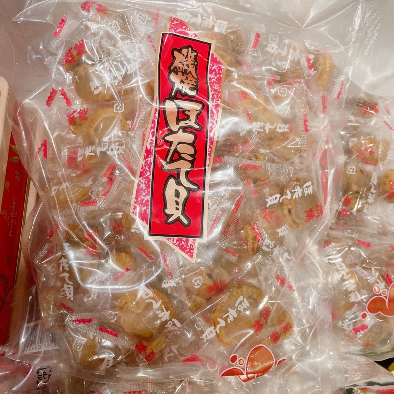 #日本零食#【現貨】 北海道 磯燒扇貝 燒帆立貝 原味 大袋 500g 干貝 海味【異國零嘴輕鬆Buy】
