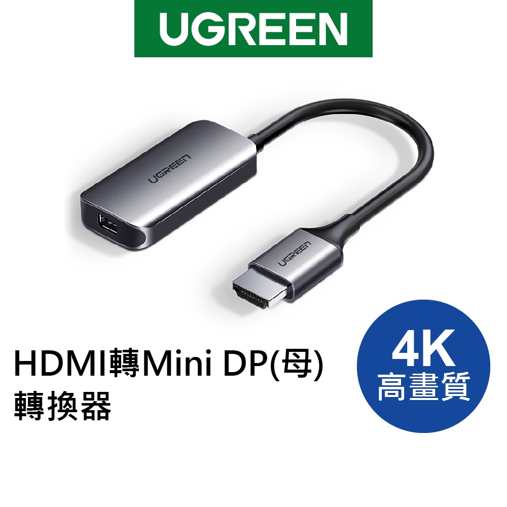 【綠聯】HDMI轉Mini DP(母) 轉換器