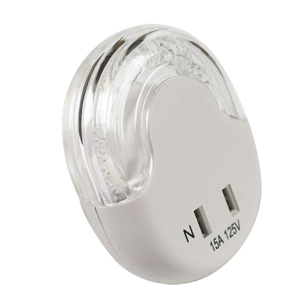 【明家】GN-110 光控 LED小夜燈 附插座 圓弧形琥珀光 自動感應 低耗電 低熱能