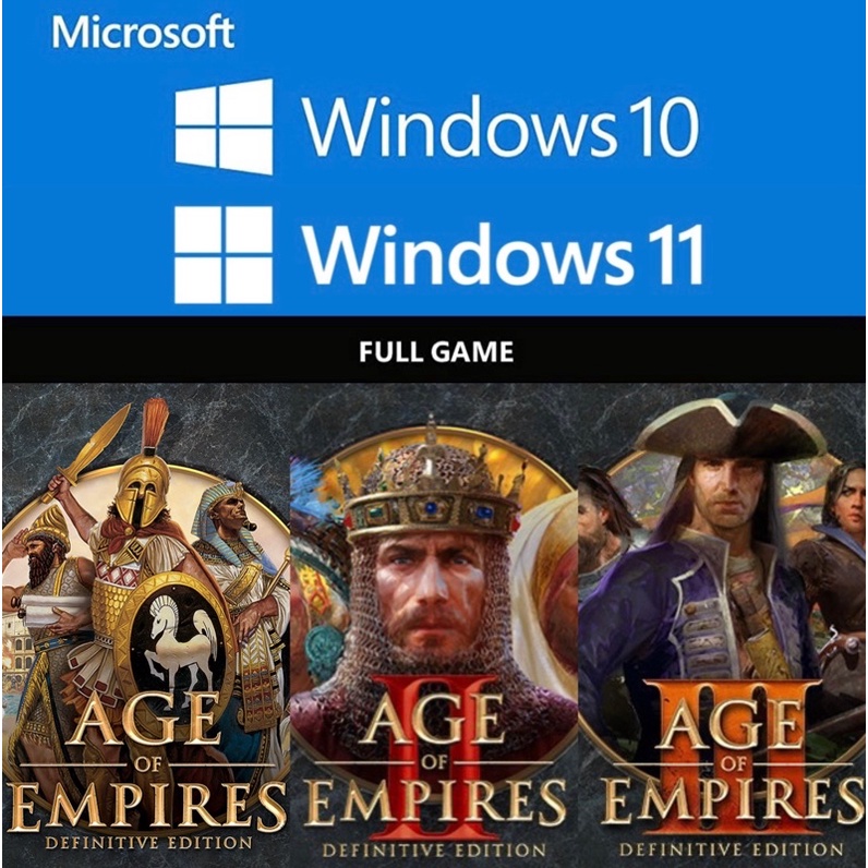✚正版序號✚中文 PC Win10 11 世紀帝國1 2 3 4 決定版 age of empires 25週年合輯