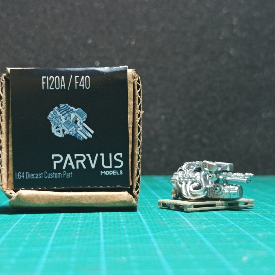 HOT WHEELS Parvus Models 1 64 F40 發動機微型定制風火輪