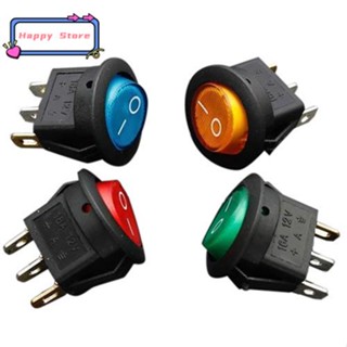 4 x 12V LED illuminated rocker on-off toggle SPST switch das